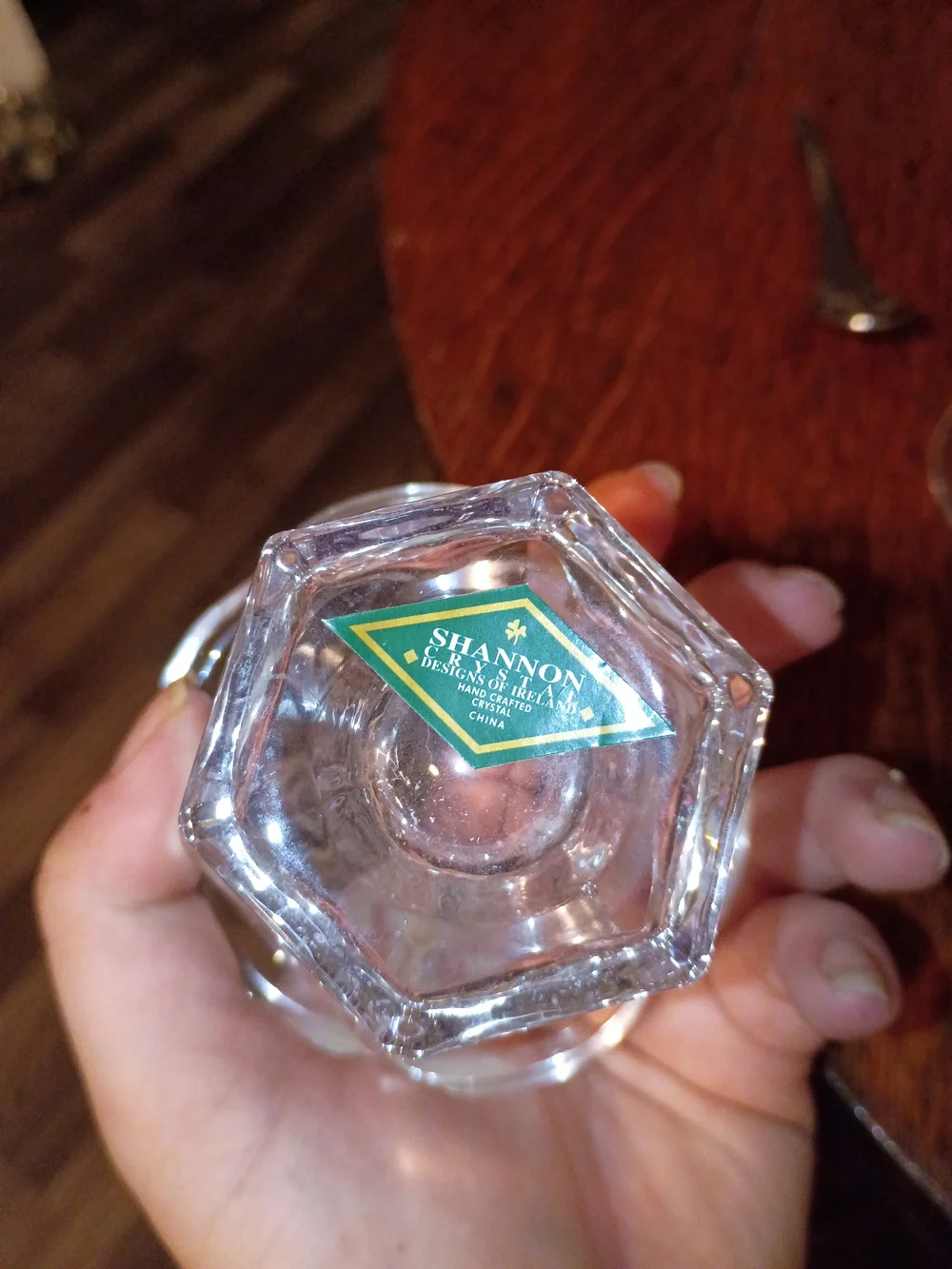 Clear Crystal Glass Sugar Bowl with Lid and Spoon - Transparent